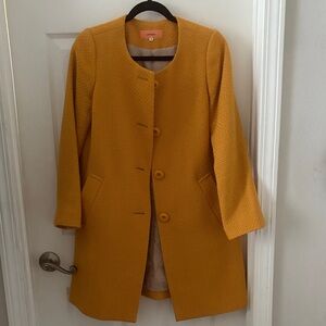 Elegant Mustard Trench Coat